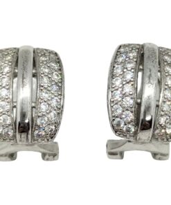 Pendientes plata con circonitas