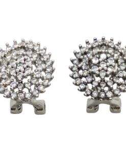 Pendientes plata con circonitas