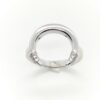 Anillo plata media luna