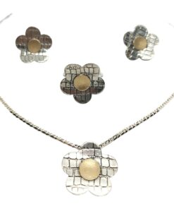Conjunto en oro y plata
