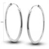 Pendientes plata aro 20x1.5mm.