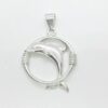 Colgante plata ley delfín