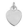 Colgante plata corazón liso