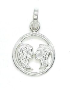 Colgante plata ley pareja