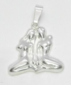 Colgante plata ley enamorados