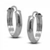 Pendientes aro plata 19x3 mm.