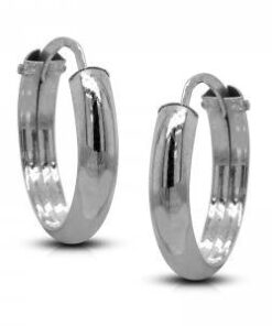 Pendientes aro plata 19x3 mm.