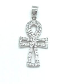 Cruz de la vida con circonitas