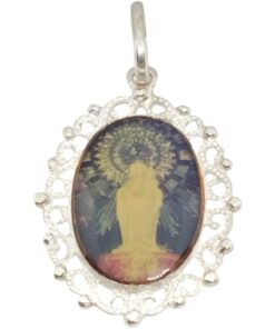 Medalla plata Virgen del Pilar