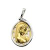 Medalla Virgen niña bicolor