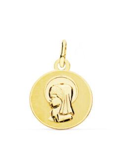 Medalla bebé Virgen niña