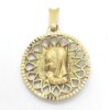Medalla oro virgen niña