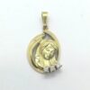 Medalla oro Virgen niña