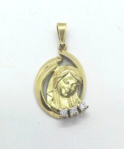 Medalla oro Virgen niña