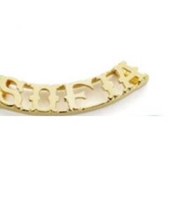 Colgante oro nombre liso