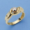 Anillo solitario con diamante