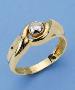 Anillo solitario con diamante