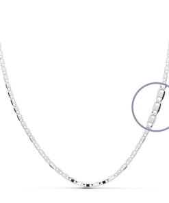 Cadena oro blanco 40cm