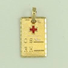 Colgante oro grupo sanguíneo