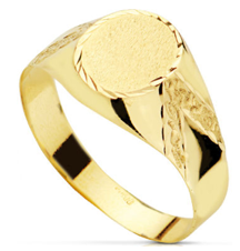 Sello oro comunión oval