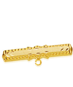 Alfiler oro bebé Tallado