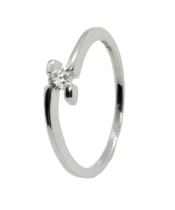 Anillo forma con brillante