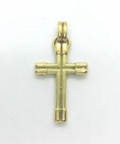 Cruz oro maciza lisa