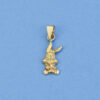 Colgante oro figura conejo