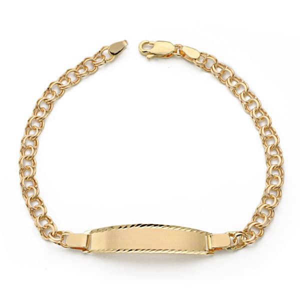 Esclava Comunión eslabón húngaro, para niños. Oro 18 kilates