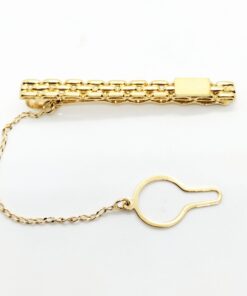 Pisacorbatas oro amarillo panter