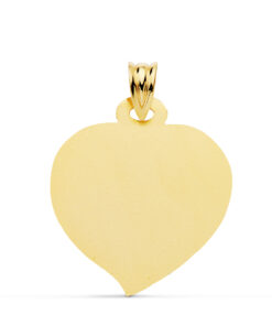 Chapa oro matizada Corazón