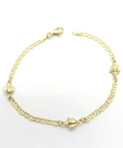 Pulsera oro ley peces