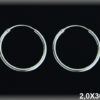Pendientes aro liso 30x2 mm.