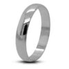 Alianza plata lisa 4 mm