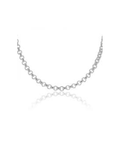 Cadena de plata rolo 40-50cm
