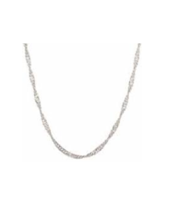Cadena plata singapur 45-60cm.