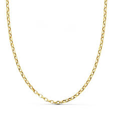 Cadena plata chapada forzada