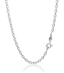 Cadena de plata forzada 50 cm.