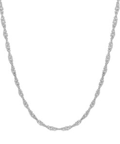 Cadena plata Singapur 50cm.