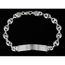 Esclava plata eslabón calabrote