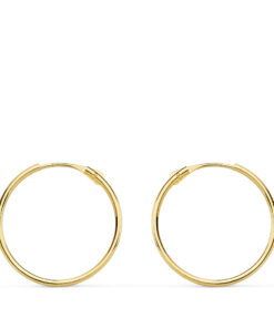 Pendientes aro medida 16 x 0.80 mm
