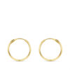 Pendientes aro oro 18 k medida 20 x 2mm.