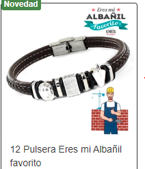 Pulsera plata del albañil