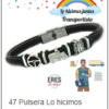 Pulsera plata del transportista