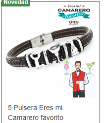 Pulsera plata del Camarero