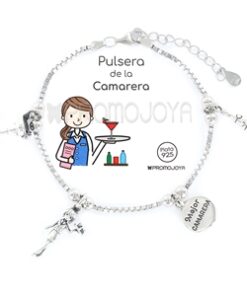 Pulsera plata de la camarera
