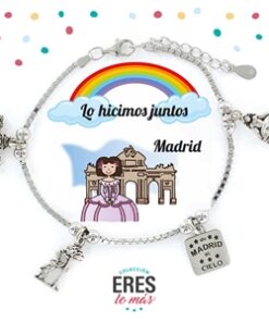 Pulsera plata de Madrid