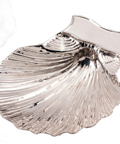 Concha de Bautismo plateada