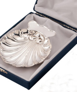 Concha de bautismo de plata