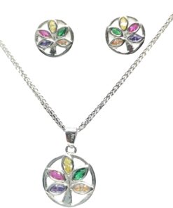 Conjunto plata árbol de la vida